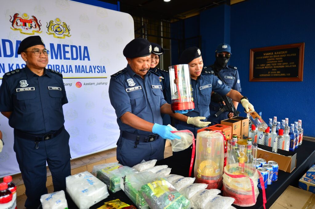 Sembunyi dadah, rokok, minuman keras bernilai RM2.3 juta dalam rumah sewa