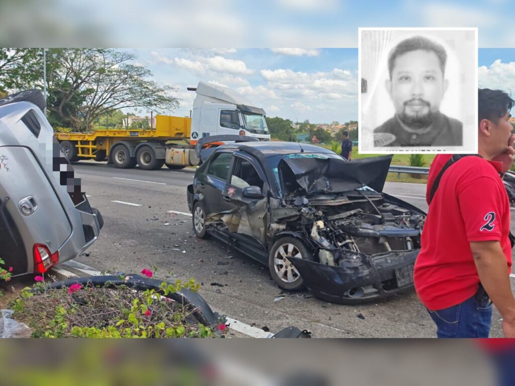 [VIDEO] Seorang maut, tiga cedera dirempuh pemandu Myvi disyaki ‘microsleep’