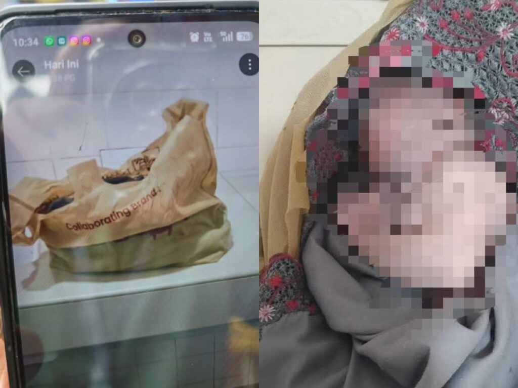 Mayat bayi dibalut kain telekung ditemui dalam tandas