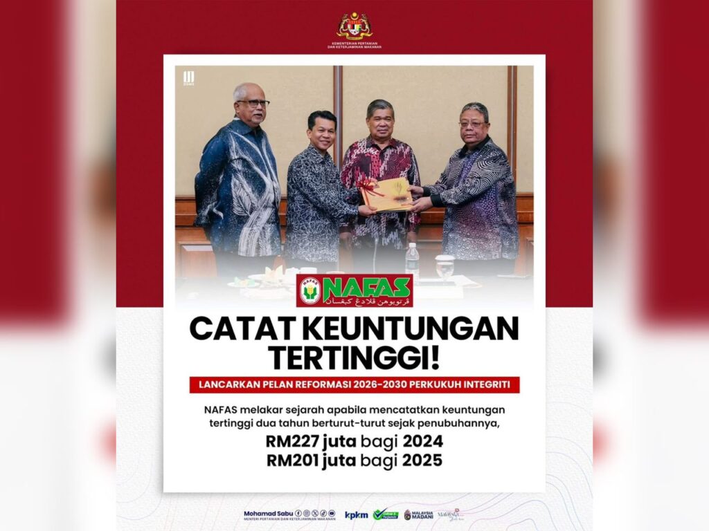 Nafas catat untung tertinggi dua tahun berturut-turut