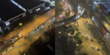 [VIDEO] Pakej guruh kilat hujan, Shah Alam naik air