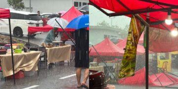 [VIDEO] Ujian Ramadan pertama, bazar ‘terpanjang’ dilanda angin kencang