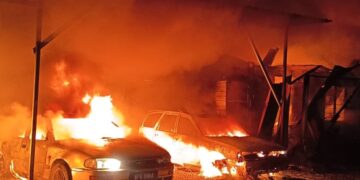 Lima sekeluarga rentung rumah terbakar