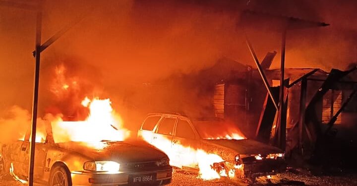 Lima sekeluarga rentung rumah terbakar