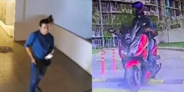 [VIDEO] Curi skuter, suspek diburu