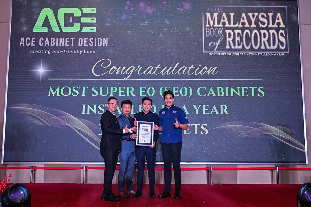 ACE Cabinet Design raih pengiktirafan MBOR pemasangan kabinet Super EO