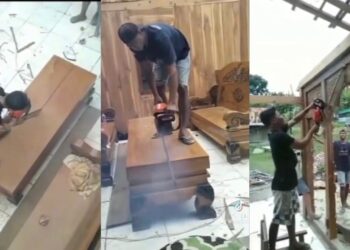 Suami belah rumah jadi dua gara-gara isteri curang