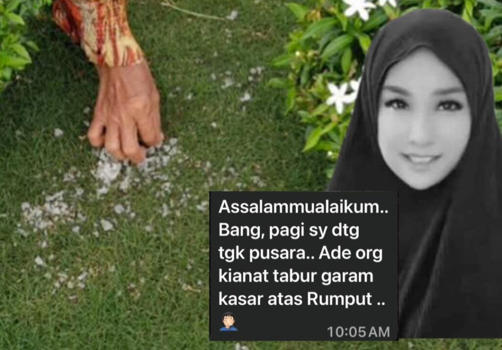 Ada yang tabur garam di kubur Akiko Okumura