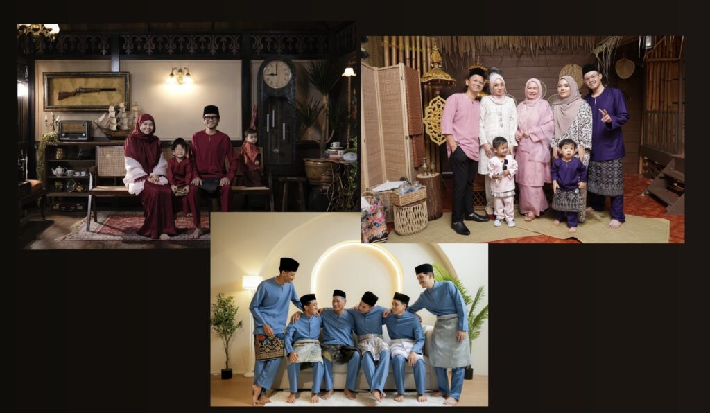Trend gambar raya di studio, jurugambar senyum lebar