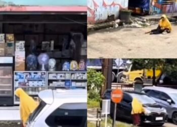 Tadi mengesot, tiba-tiba bangun berdiri