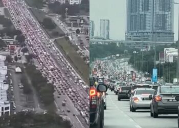 Laluan Seri Kembangan sesak macam balik raya Pantai Timur