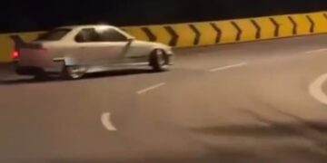 Lelaki ‘drift’ di Jalan Genting Highlands ditahan, kereta disita