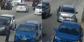 [VIDEO] Lintas tak tengok kiri kanan, kereta orang lain jadi mangsa