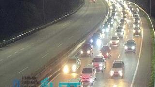Sesak lebih 20km dari Plaza Tol Gombak ke Genting Sempah