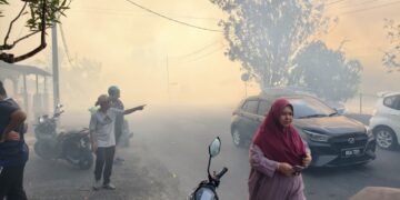[VIDEO] Penduduk cemas perumahan diselubungi asap tebal