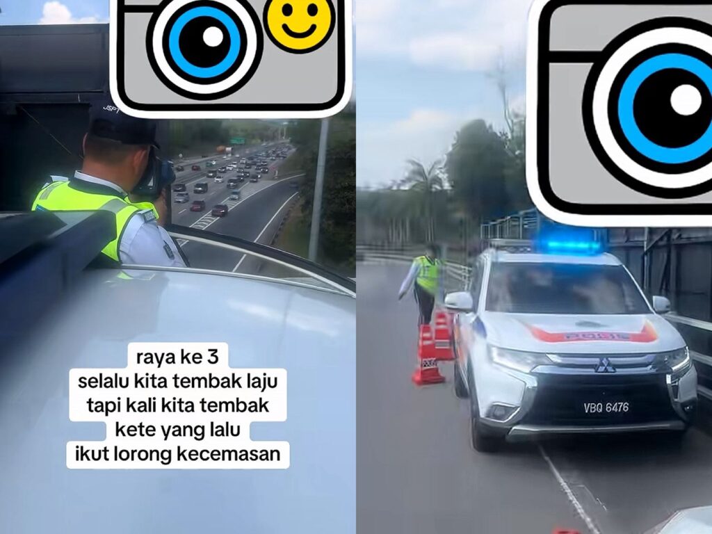 [VIDEO] ‘Hati-hati ada yang memerhati dari atas jejambat’