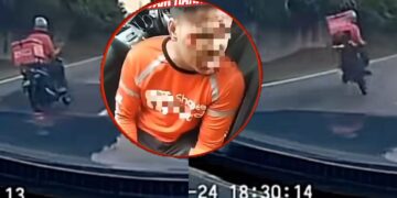 [VIDEO] ‘Rider’ cium jalan angkara turapan berbonggol