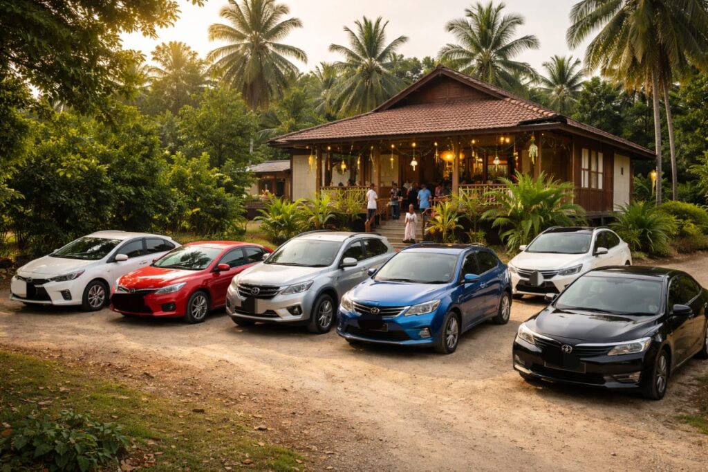 Datang beraya 7 ke 8 kerete bukan biadap, itu tradisi