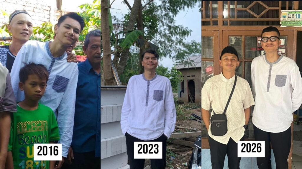 Lelaki pakai baju raya sama selama 10 tahun