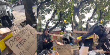 Pekerja kurier buka pandu lalu ambil ‘parcel’