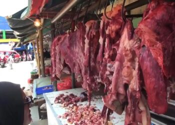 Harga daging di Jakarta naik menjelang raya