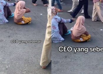 Budak minta sedekah, simpan iPhone dalam poket