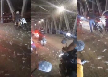 Beribu-ribu kelkatu ‘serang’ penunggang motosikal