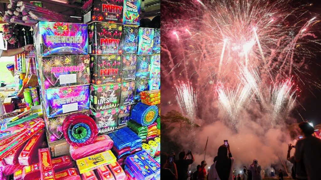 Perang mercun, tidak rasa membazir?