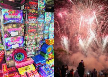 Perang mercun, tidak rasa membazir?