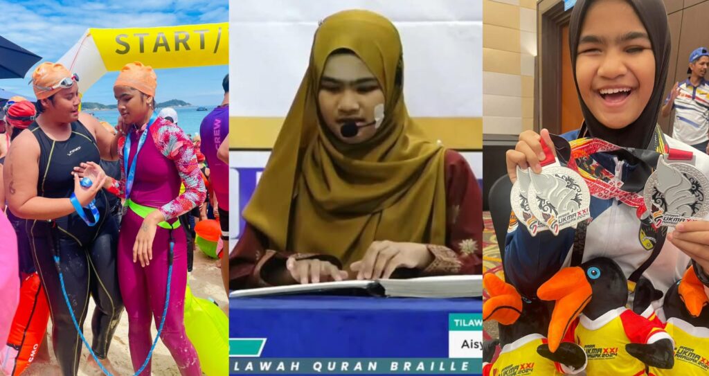 Aisya Humairah gadis cacat penglihatan serba boleh