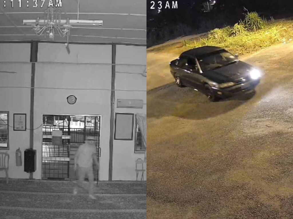 Penyamun tiga tabung Masjid Kg. Londah diburu