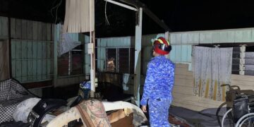 Ribut kuat landa Felda Lubuk Merbau