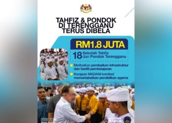 RM1.8 juta perkasa 18 institusi pondok di Terengganu