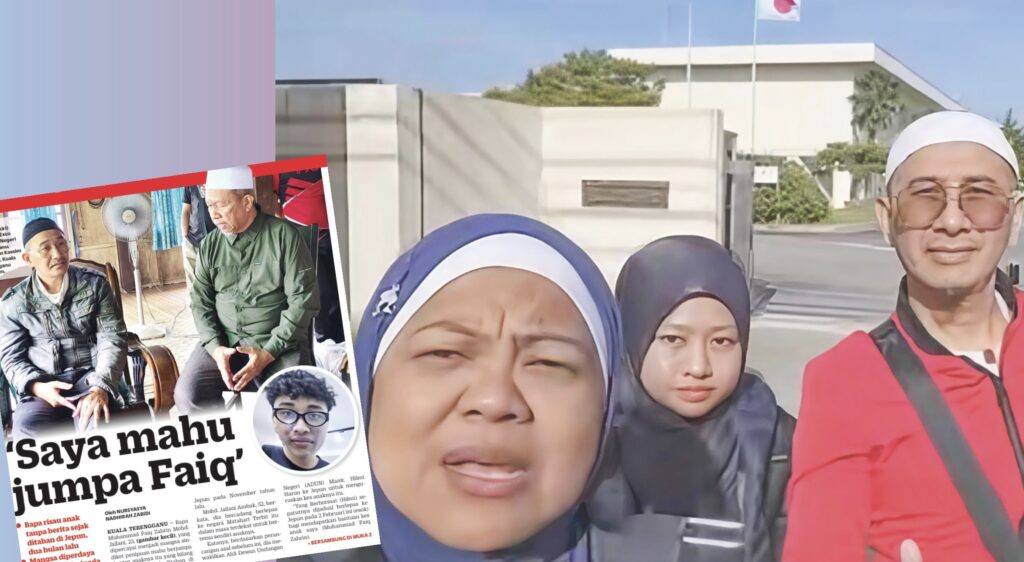 Bapa lega Faiq dapat makanan halal penjara Jepun