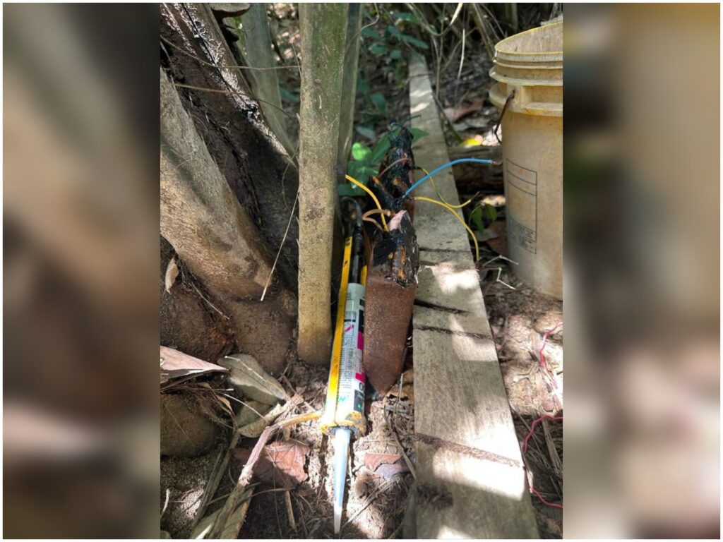 Empat bom ikan ditinggalkan di pangkalan haram dekat Sungai Golok