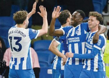 EPL: Brighton masuk senarai ke pentas Eropah