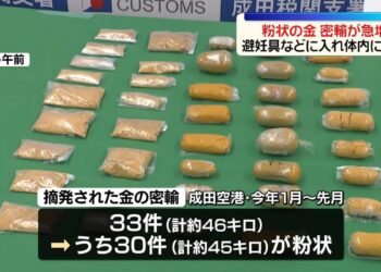 Emas RM29 juta dalam kondom