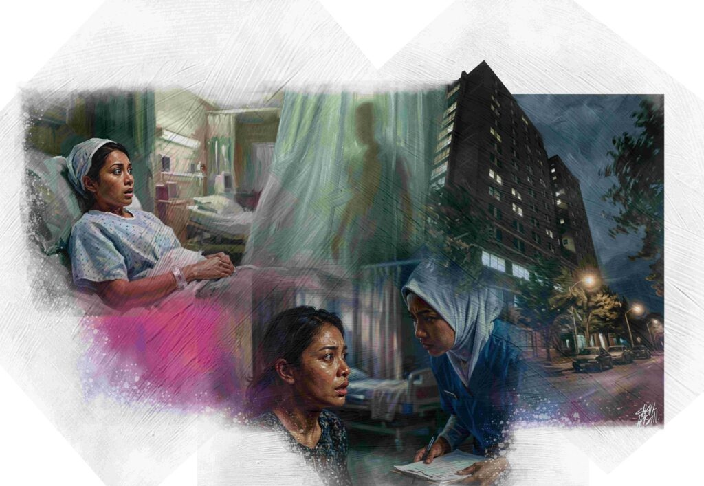 Trauma makhluk misteri mengintai di langsir wad