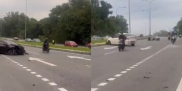 [VIDEO] 2 kemalangan selang dua jam, jalan licin punca utama