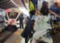Wanita cedera tergelincir, jatuh ke landasan LRT Abdullah Hukum