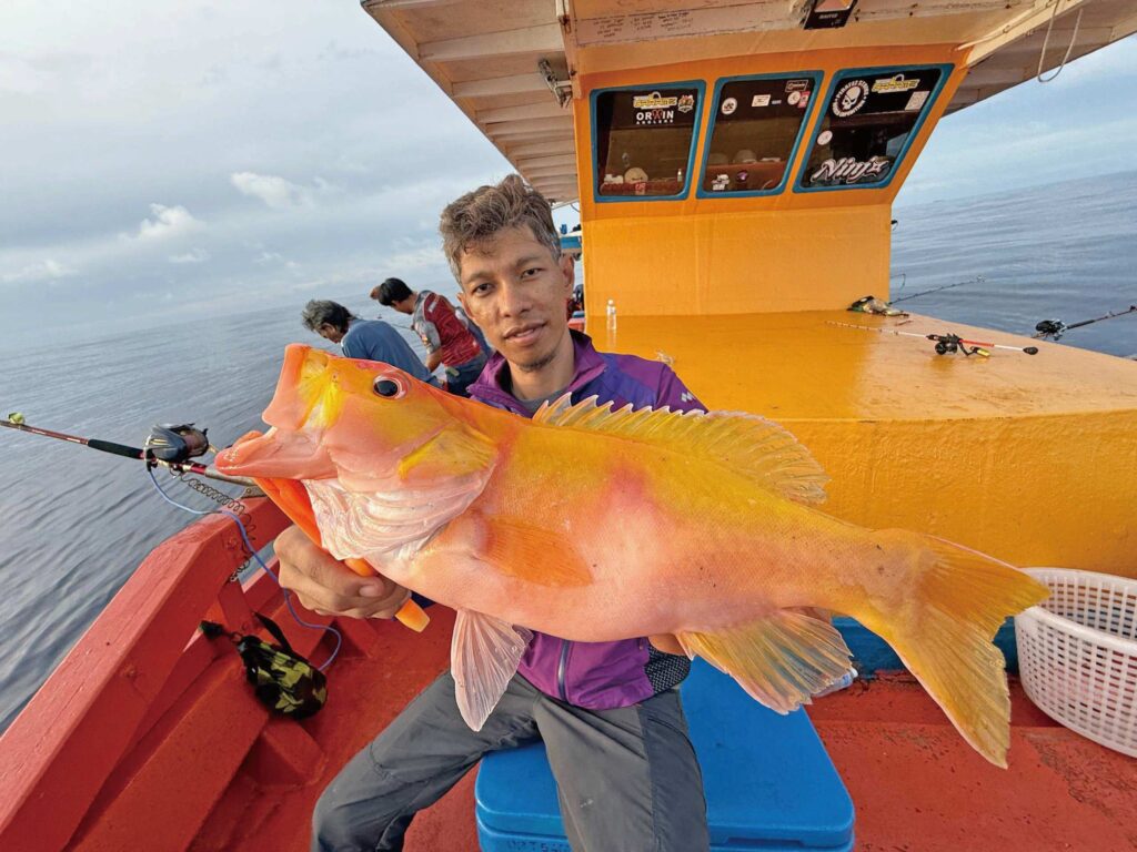 Sensasi pancingan laut dalam di Luconia