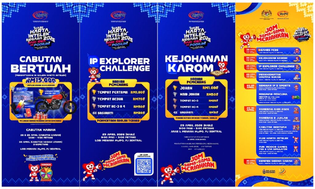 Hari Harta Intelek Negara 2026 kembali lagi