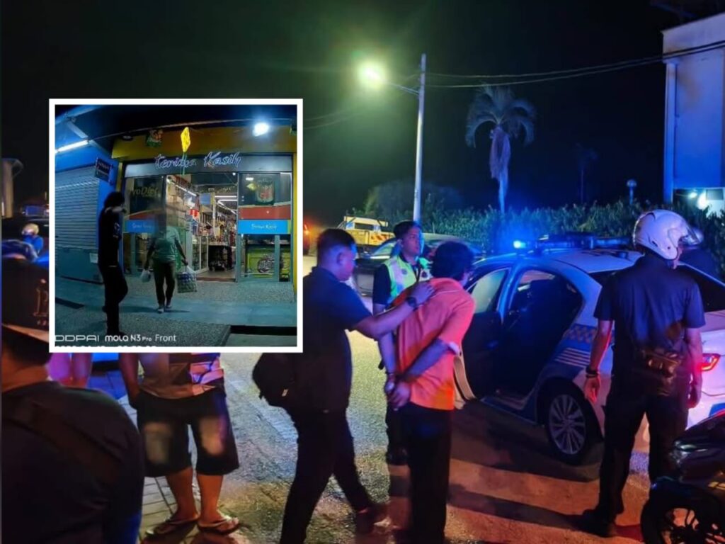 [KEMAS KINI] Selisih faham punca lelaki tumbuk wanita depan pasar raya