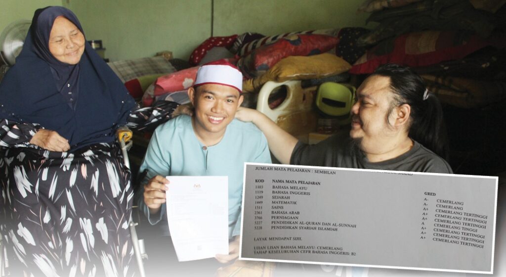 Raih 9A SPM berkat jaga ayah OKU, nenek derita tiga kanser