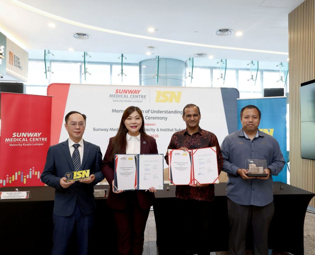 Pusat Perubatan Sunway Velocity, ISN perkukuh penjagaan dan pemulihan atlet