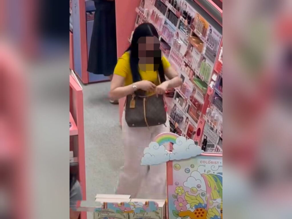 Pencuri warga asing selamba curi kosmetik RM1,263