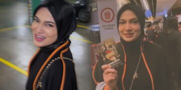 Balik umrah, Reen Rahim kini bertudung?