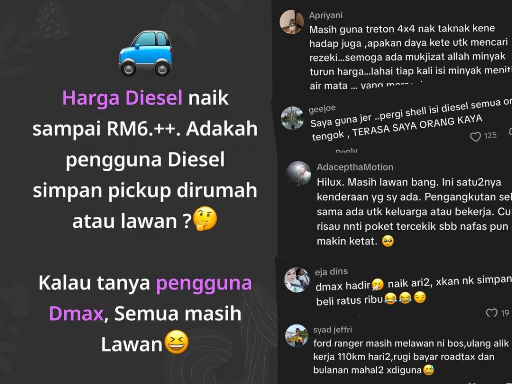 Pengguna pikap masih ‘fighter’, rasa diri orang kaya
