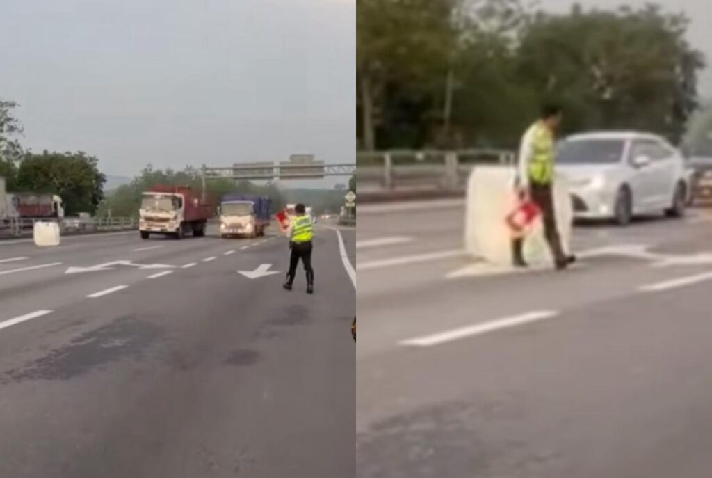 [VIDEO] ‘Tong besar siapa ni jatuh?’