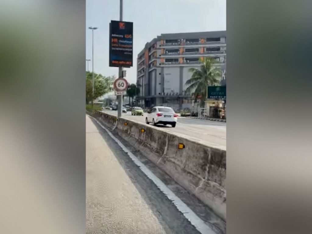 [VIDEO] Pemandu lawan arus di Jalan Klang Lama diburu